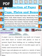 Download Production of Paper Cups Plates and Boxes Manufacturing Plant Detailed Project Report Profile Business Plan Industry Trends Market Research Survey Manufacturing Process Machinery Raw Materials Feasibility Study Investment Opportunities Cost and Revenue Plant Economics Production Schedule Working Capital Requirement Plant Layout Process Flow Sheet Cost of Project Projected Balance Sheets Profitability Ratios Break Even Analysis by Ajay Gupta SN352661436 doc pdf