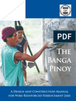 Banga Pinoy Design and Construction Manual For Wire Reinforced Ferrocement Jars PDF