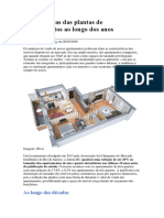 As Mudanças Das Plantas de Apartamentos Ao Longo Dos Anos