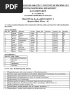 DBMS Practical List