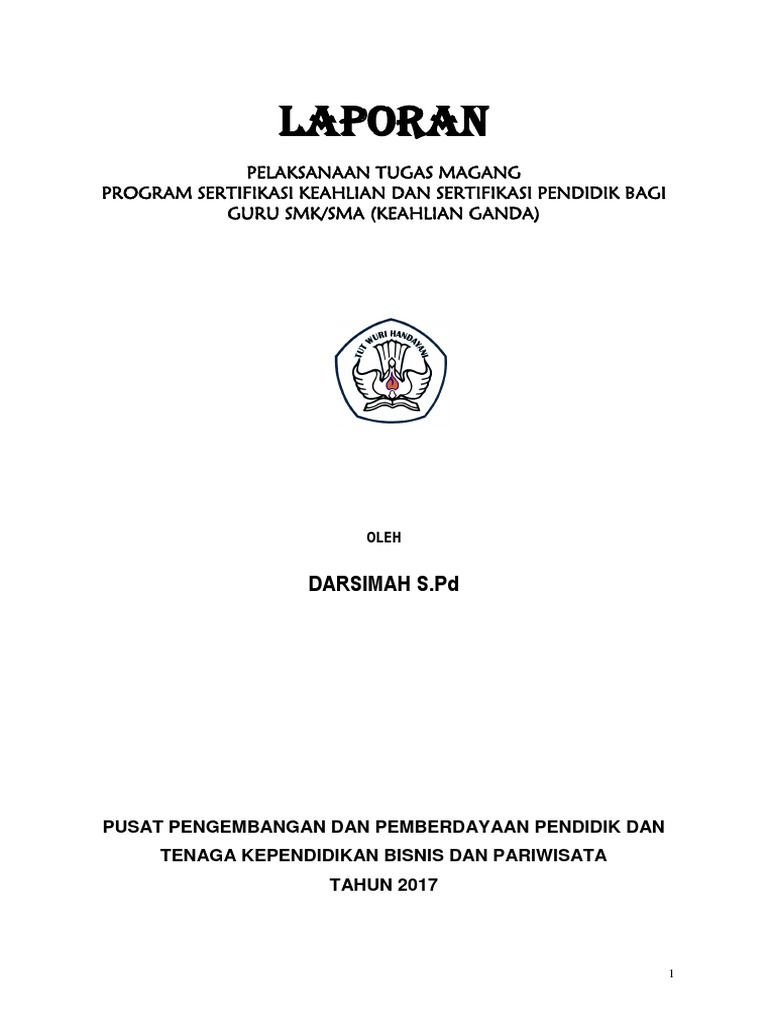 Laporan Kegiatan Magang Industri Andri Salon Docx