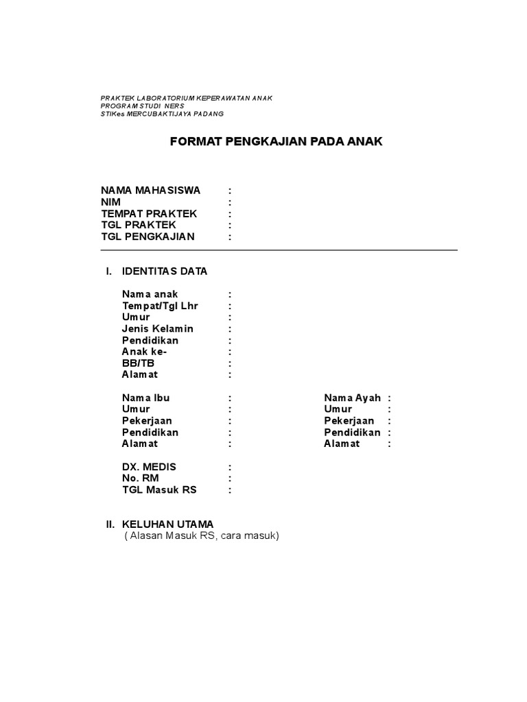Contoh Lembar Pemberian Nama Bayi Termurah