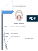 Armadura plana sometida a cargas: K global y GDL