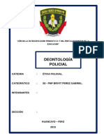 Deontologia Policial Monografia