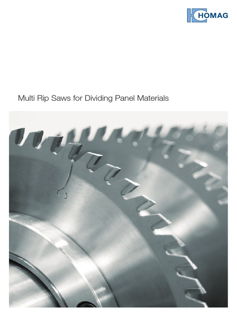 Multi Rip Saws for Panel Processing | PDF | Product Lifecycle | Automation