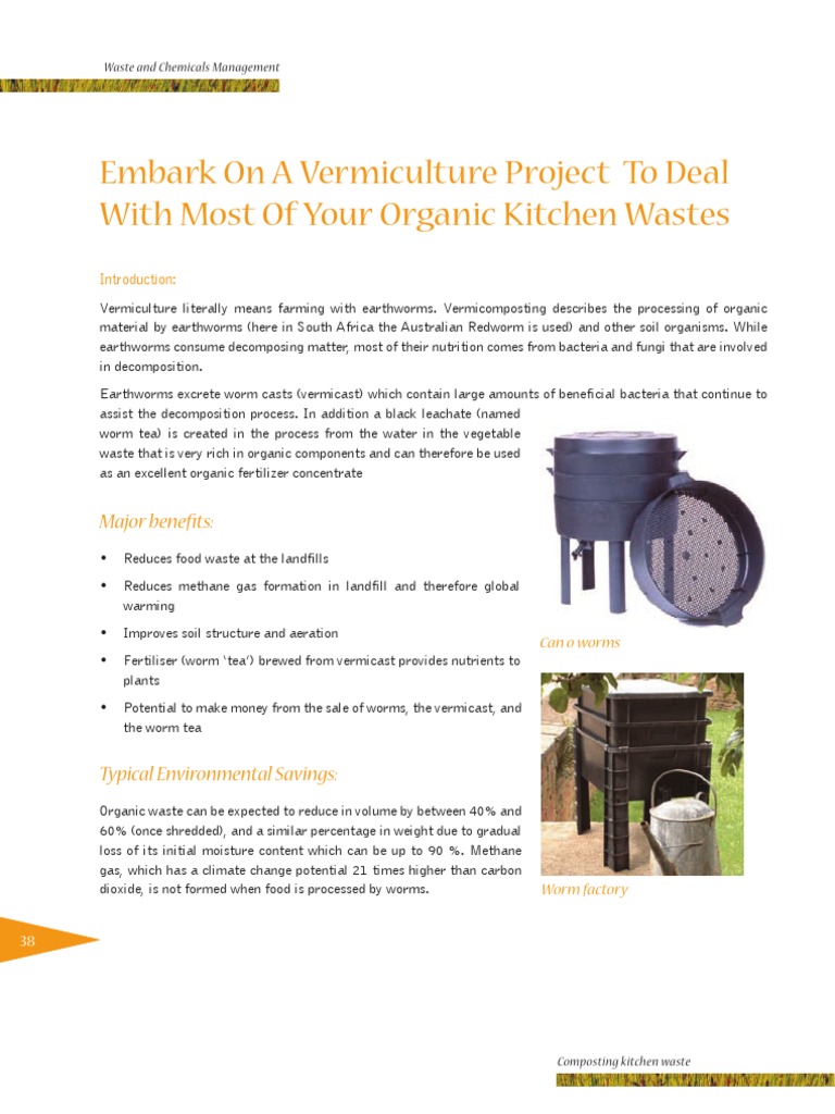 literature review of vermiculture project