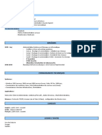 CV Dahhani Abdelwahab