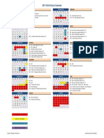 Master School Calendar 2017 2018