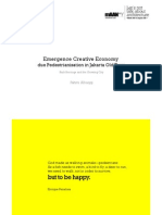 Emergence Creative Economy Due Pedestrianisation in Jakarta Old Town - mAAN Y Paper Presentation