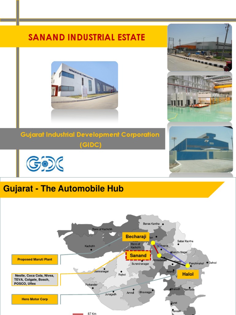 Sanand Industrial Estate Overview | PDF | Economies | Business