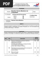 7 Ementa Desenho Tec Mecanico Em Computador