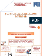 Sujetos de La Relación de Trabajo