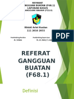 Referat Gangguan Buatan Dan Lapsus Gangguan Waham