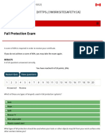 Fall Protection Exam - Worksite Safety9