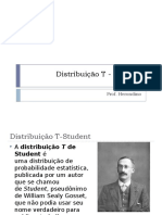 8 Distribuição T Student