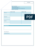 Daily Lesson Plan Template V1.0