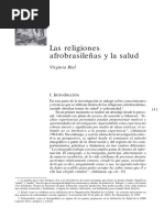 Rial Virginia Religiones Afrobrasileñas y Salud