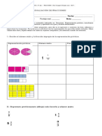 EVALUACIÓN DE FRACCIONES6año2017