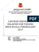 Laporan Kejohanan Balapan Dan Padang