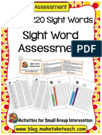 Sight Word Assessment