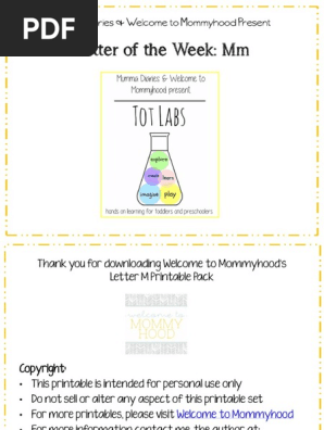 Letter Mm Printables