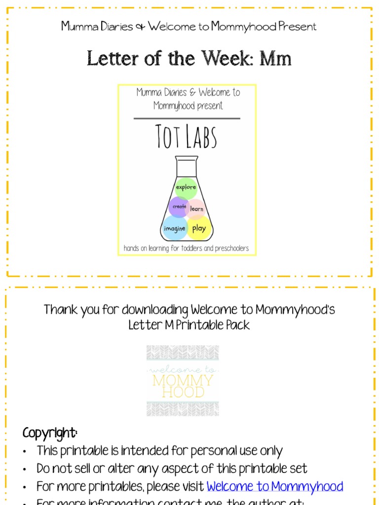 Letter MM Printables | PDF | Music Technology | Musical Instruments