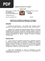 Barua Ya Maombi Ya Likizo PDF