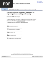 Conceptual Change A Powerful Framework For Improving Science Teaching and Learning