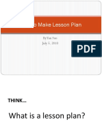 How to Make Lesson Plans