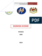 Marking Scheme: Physics SPM