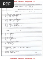 CBSE Class 5 French Worksheet PDF