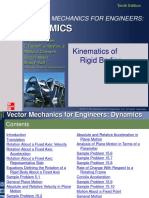 Dynamics: Kinematics of Rigid Bodies