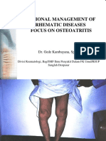 Osteoarthritis Management (PKB)