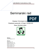 Reciklaza Seminarski