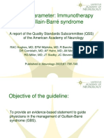 Practice Parameter: Immunotherapy For Guillain-Barré Syndrome