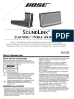 Bose Speaker Instructions