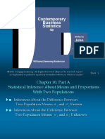 Contemporary Business Statistics: Williams - Sweeney - Anderson