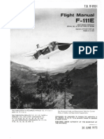 General Dynamics F-111E Flight Manual