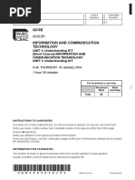 Gcse Information and Communication Technology