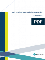 Apostila Gerenciamento de Integracao e Escopo