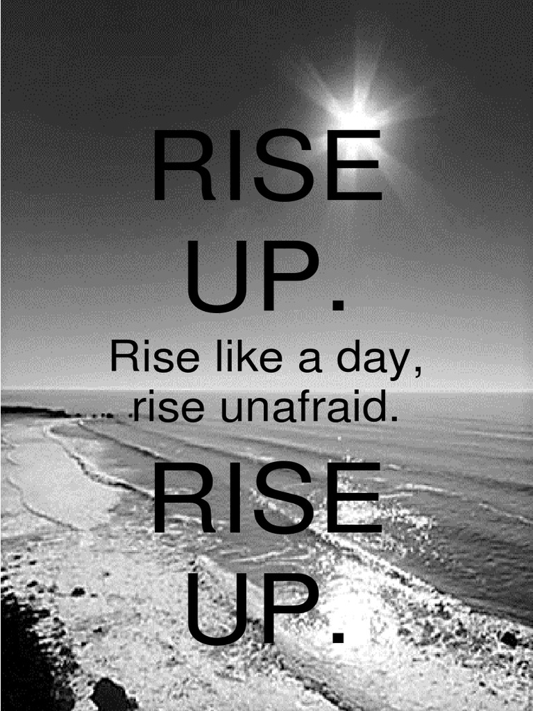 Inspirational Poem: Rise Up Again | PDF