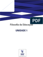 Guia de Estudos da Unidade 1 - Filosofia da Educação