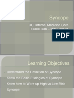 Syncope: UCI Internal Medicine Core Curriculum - Mini Lecture