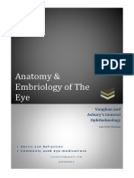 Anatomy & Embriology of The Eye: Vaughan and Asbury's General Ophthalmology