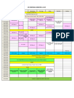 Timetable 2017