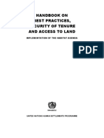 Handbook - Best - Practices Security of Tenure and Access To Land