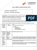 Jorge - L - Estrategias y Técnicas de Lectura - Forma y Estructura Del Texto