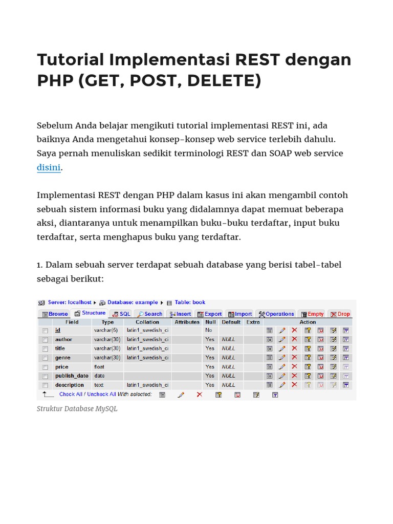 Tutorial Implementasi REST Dengan PHP (GET, POST, DELETE) - Aditya ...