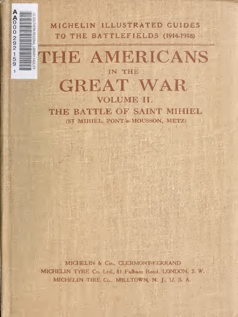 The Americans in The Great War Vol 2 - Battle of ST Mihiel | PDF ...