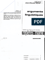 Milner - Arguments Linguistiques - Cap 2